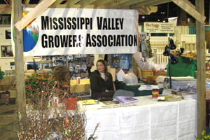 MVGA farmers' Market booth