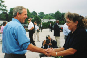 President Bush Visits MVGA Farmers' Market